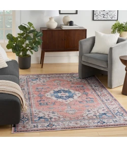 Nourison Home Fulton FUL11 Coral 7 ft. 10 in. X 9 ft. 10 in. Area Rug