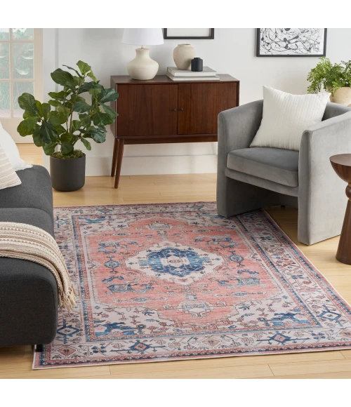 Nourison Fulton Area Rug FUL11 Coral