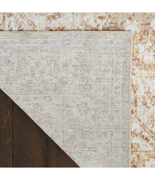 Nourison Astra Machine Washable Rust ASW12 2 ft. 2 in. X 8 ft. Rect. Rug