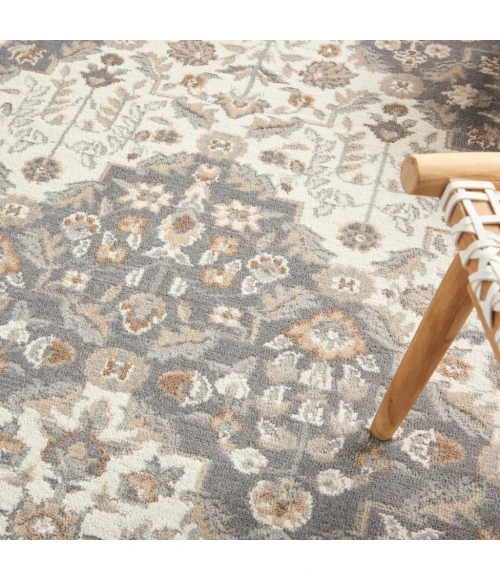 Nourison Elation Area Rug ETN08-Ivory Grey