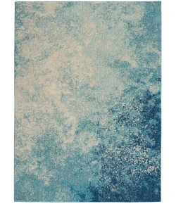 Nourison Home Passion PSN10 Navy Light Blue 5 ft. 3 in. X 7 ft. 3 in. Area Rug