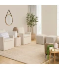 DKNY Pure Knots Beige KNT01 8 ft. X 10 ft. Rect. Rug