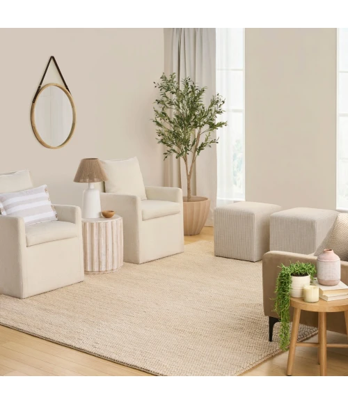 DKNY Pure Knots Beige KNT01 8 ft. X 10 ft. Rect. Rug