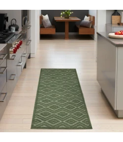 Nourison Home Versatile NRV01 Green 2 ft. 2 in. X 7 ft. 6 Area Rug