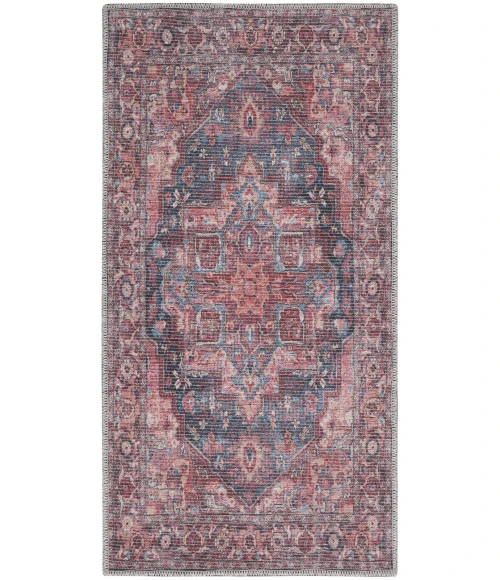 Nicole Curtis Machine Washable Series 1 Area Rug SR101 Multicolor 2' x 4'