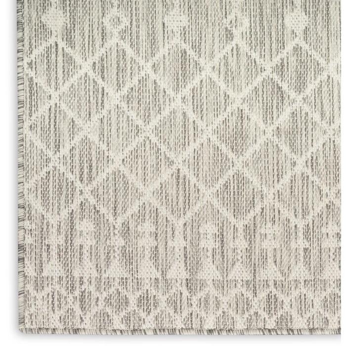 Nourison Positano Light Grey POS02 10ft. x 14ft. Rect. Rug