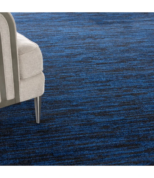Nourison Essentials Midnight Blue Area Rug NRE01-Midnight Blue