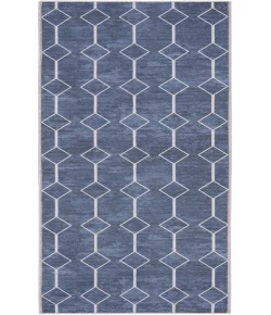 Nourison Home New Concept Washables SR107 Navy 2 ft. 2 in. X 8 ft. Area Rug
