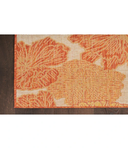 Nourison Garden Oasis Coral GOA04 6 ft. X 9 ft. Rectangle Rug