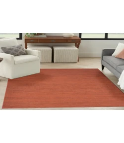Nourison Home Washable Essentials WAE01 Brick 4 ft. X 6 ft. Area Rug