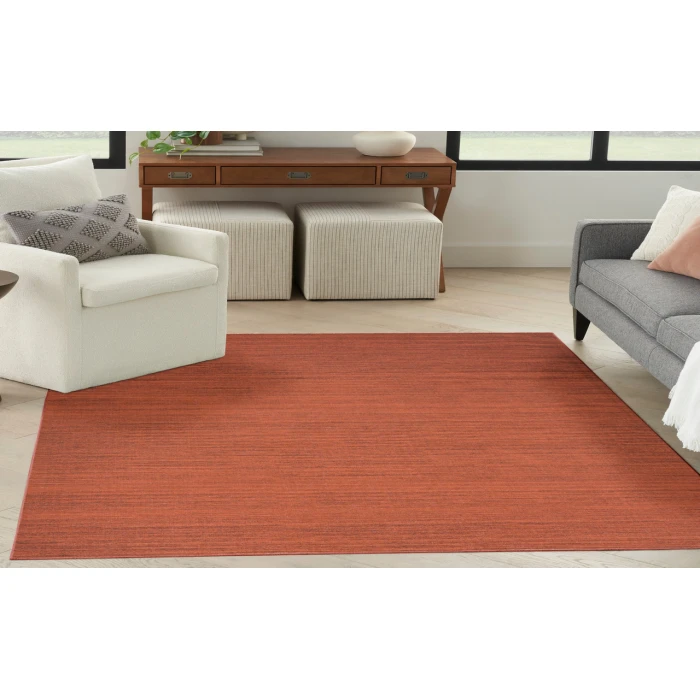 Nourison Washable Essentials Brick WAE01 4 ft. X 6 ft. Rectangle Rug