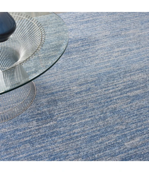 Nourison Essentials Blue/Grey Area Rug NRE01-Blue/Grey