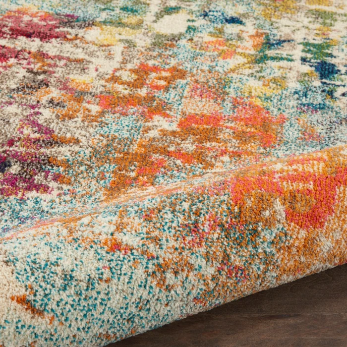 Nourison Celestial Area Rug CES13-Pink/Multicolor
