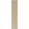 Nourison Home Courtyard COU01 Jute Ivory 2 ft. 2 in. X 8 ft. Area Rug
