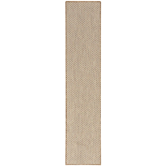 Nourison Home Courtyard Jute Ivory COU01 2 ft. 2 in. X 8 ft. Rectangle Rug