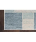 Nourison Astra Machine Washable Blue Ivory ASW09 4 ft. X 6 ft. Rectangle Rug