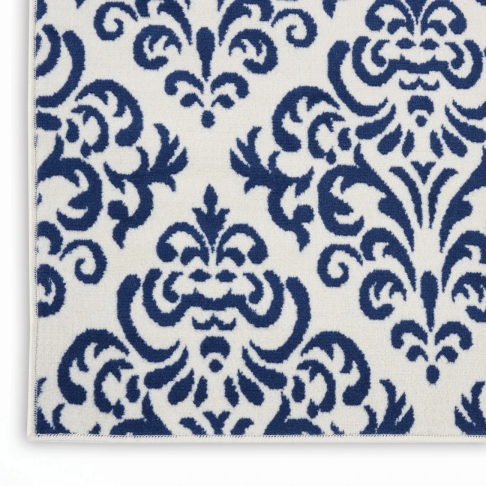 Nourison Grafix Area Rug GRF06-White Blue
