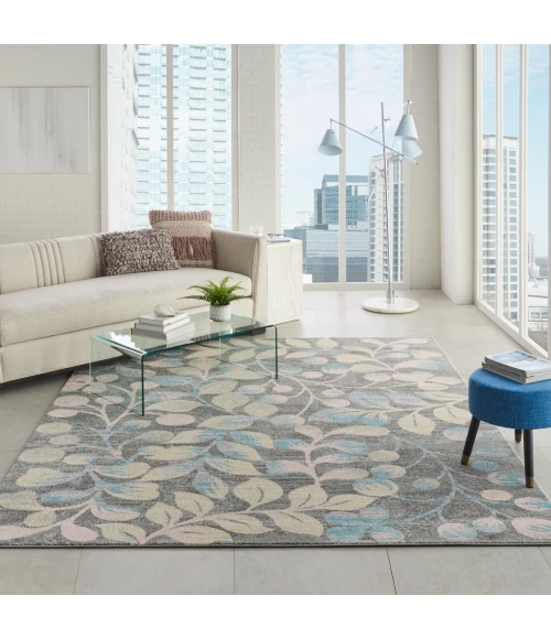 Nourison Tranquil Area Rug TRA03-Grey/Beige