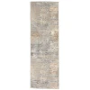 Nourison Home Solace SLA01 Grey Beige 2 ft. 3 in. X 7 ft. 3 in. Area Rug