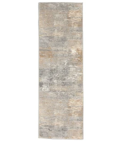 Nourison Home Solace SLA01 Grey Beige 2 ft. 3 in. X 7 ft. 3 in. Area Rug