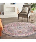 Nourison Vintage Kashan Area Rug VKA05-Grey/Multi