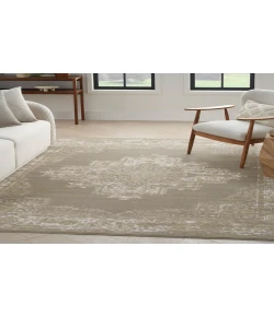 Nourison Home Grafix GRF14 Olive 5 ft. 3 in. X 7 ft. 3 in. Area Rug