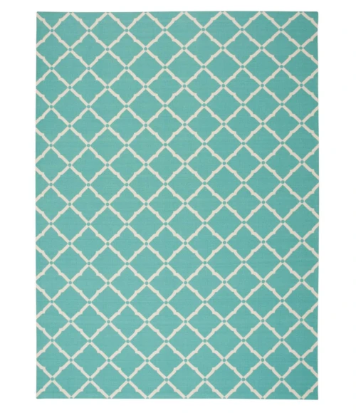 Nourison Home & Garden Area Rug RS091-Aqua