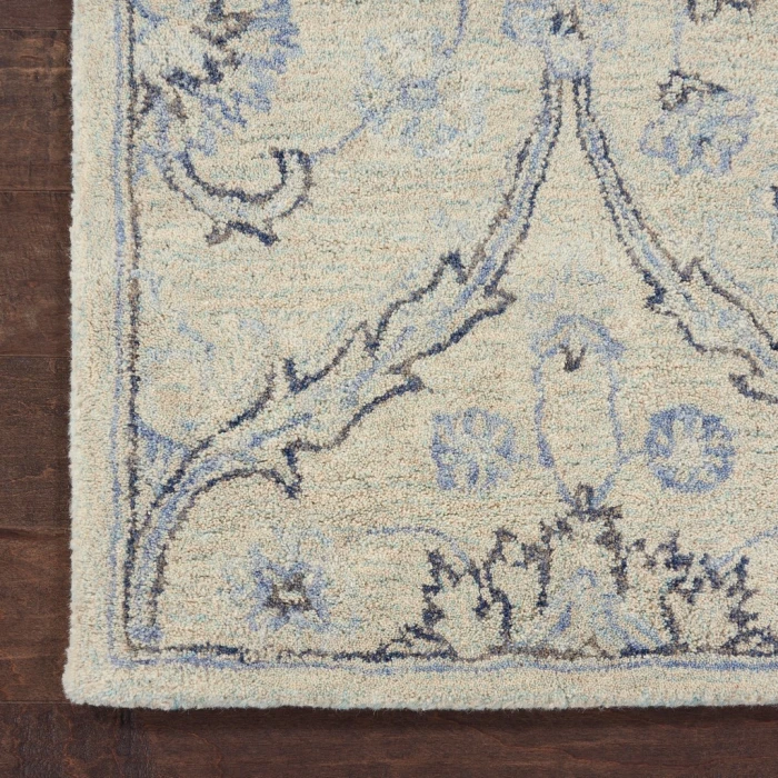 Nourison Jazmine Runner Area Rug JAZ03-Ivory/Blue