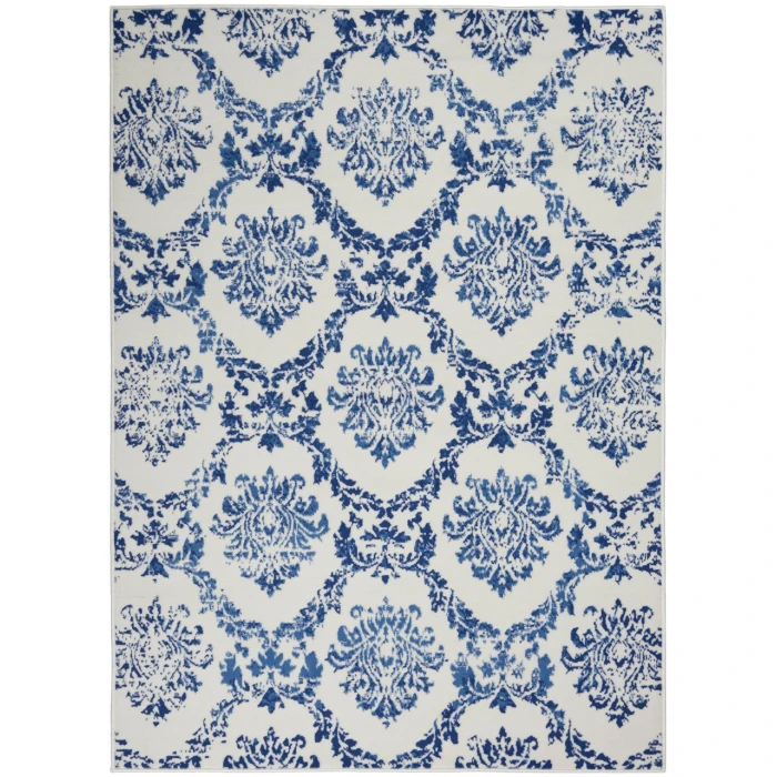 Nourison Whimsicle Area Rug WHS01-Ivory Navy
