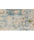 Nourison Astra Machine Washable Beige Blue ASW12 6 ft. 7 in. X 9 ft. Rectangle Rug