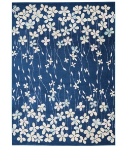 Nourison Home Tranquil TRA04 Navy 6 ft. X 9 ft. Area Rug