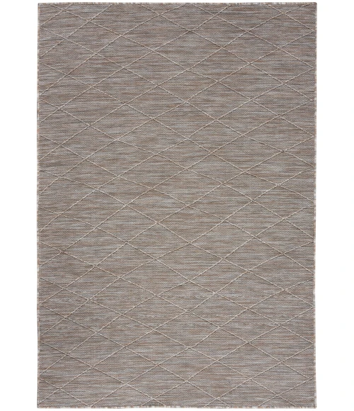 Nourison Washable Solutions Grey/Mocha WSL01 7 ft. X 10 ft. Rect. Rug