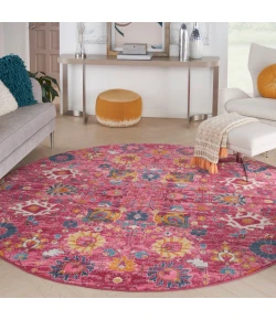Nourison Home Passion PSN01 Fuchsia 8 ft. Round Area Rug