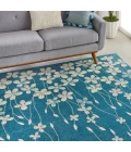 Nourison Tranquil Area Rug TRA04-Turquoise