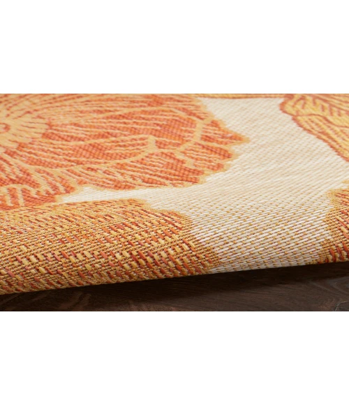 Nourison Garden Oasis Coral GOA04 8 ft. X 10 ft. Rectangle Rug