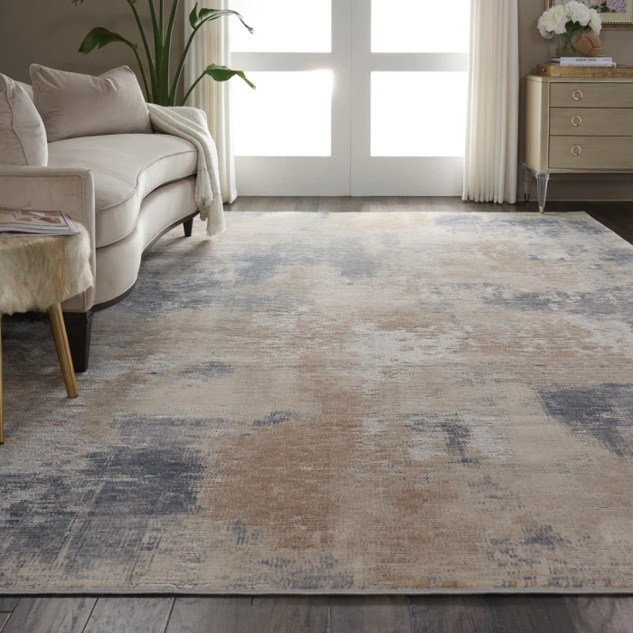 Nourison Rustic Textures Area Rug RUS02-Beige/Grey