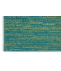 Nourison Nourison Essentials Blue Green NRE01 2 ft. 2 in. X 18 ft. Rectangle Rug