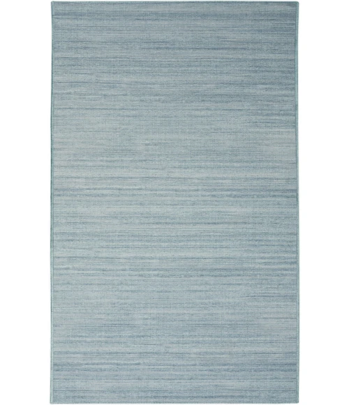 Nourison Washable Essentials Aqua WAE01 2 ft. 2 in. X 8 ft. Rectangle Rug