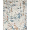 Nourison Quarry Beige Blue Rust QUA01 8ft. 10in. x 11ft. 10in. Rect. Rug