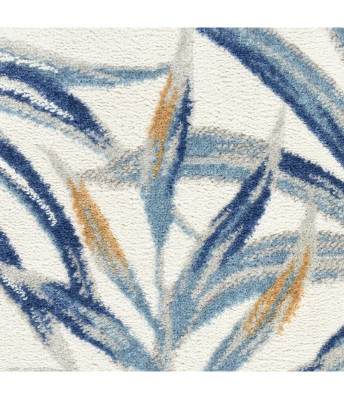 Nourison Seaside Area Rug SDS02 Ivory Blue