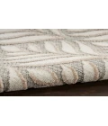 Nourison Aloha Ivory Grey ALH35 7’10” Round Rug
