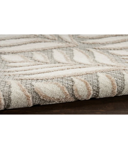 Nourison Aloha Ivory Grey ALH35 7’10” Round Rug