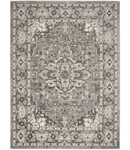 Nourison Quarry Grey QUA05 5 ft. X 7 ft. Rect. Rug