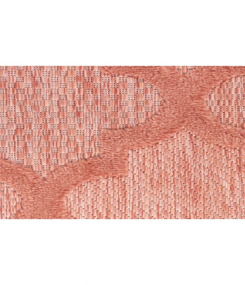 Nourison Easy Care Coral Orange NES01 2 ft. X 4 ft. Rectangle Rug