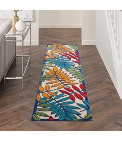 Nourison Home Aloha ALH18 Multicolor 2 ft. 3 in. X 10 ft. Area Rug