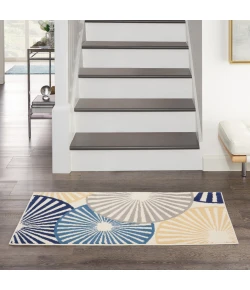 Nourison Home Grafix GRF20 White 2 ft. X 4 ft. Area Rug