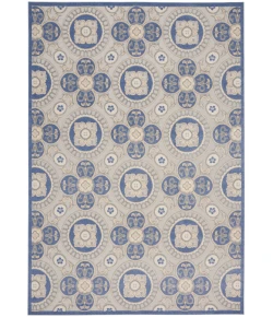 Nourison Home Aloha ALH30 Blue Grey 9 ft. X 12 ft. Area Rug