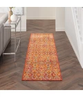 Nourison Allur Area Rug ALR05-Red Multicolor