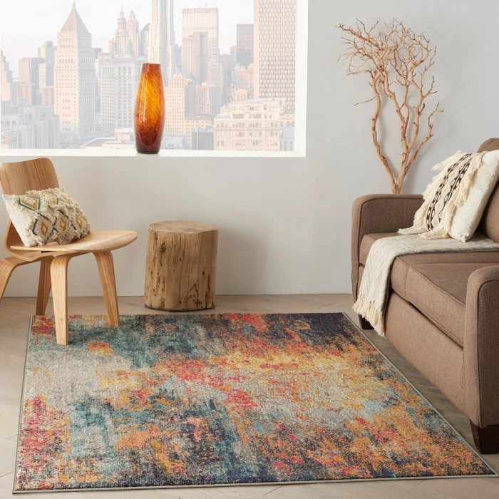 Nourison Celestial Area Rug CES15-Multicolor