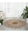 Nourison Delano Blue DEL04 3ft.4in. x Round Rug